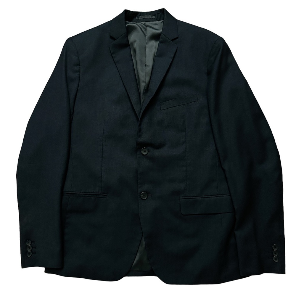 Theory Blazer Jacket Mens Size 40R Sports Coat Single Vented Wool Navy Blue